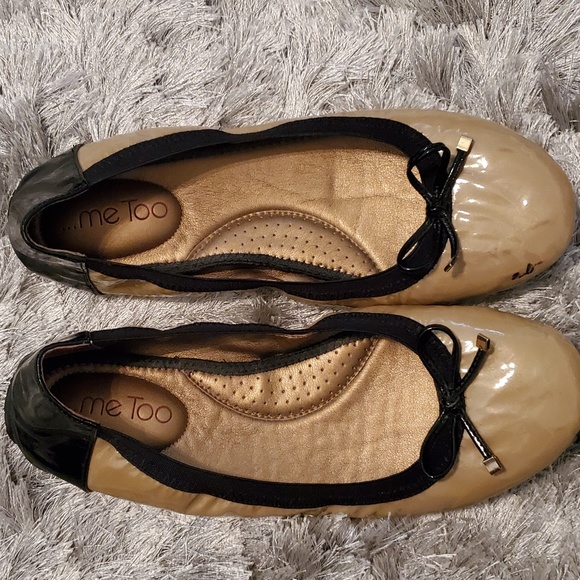 ME TOO HOOP Patent Ballet Flats with bows - Picture 5 of 7